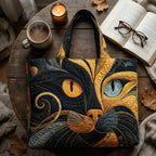 Bolso con gato místico