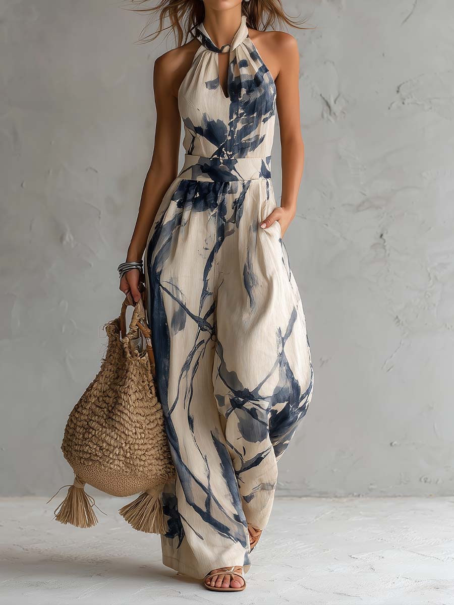 Ines | Mono ancho con bolsillos