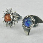 Pendientes de sol y luna