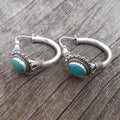 Pendientes vintage turquesa