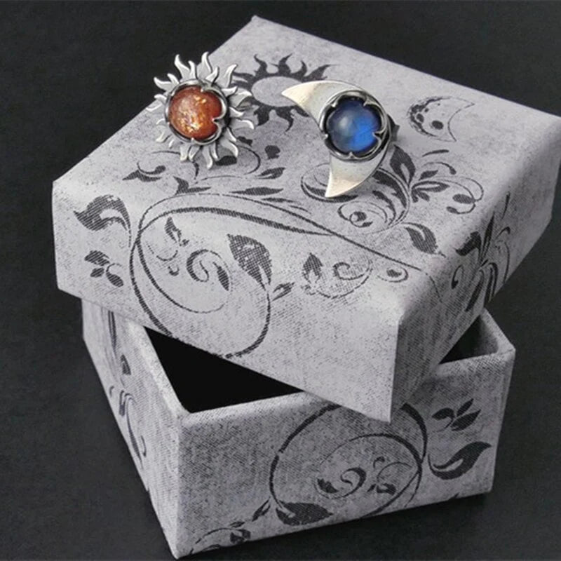 Pendientes de sol y luna