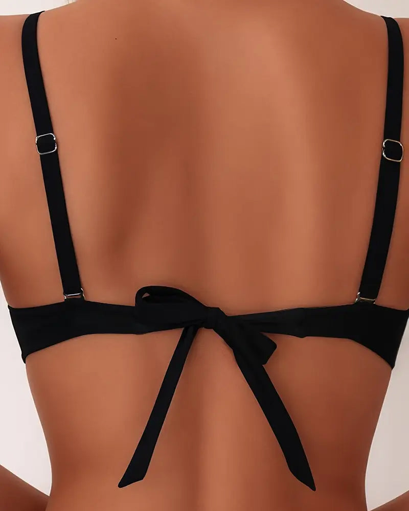 Lois | Conjunto de bikini con espalda descubierta