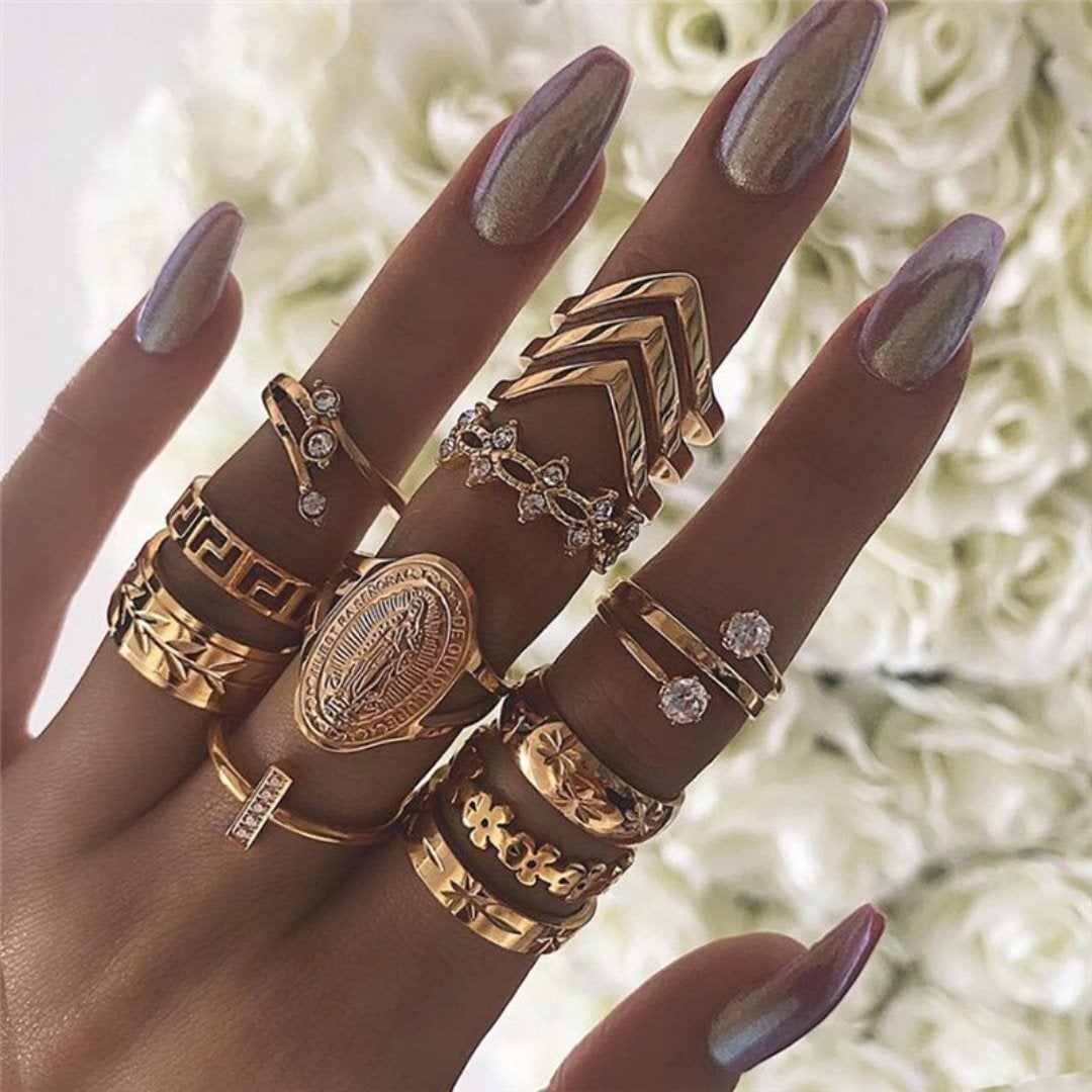 Pack premium único con 8 a 12 anillos