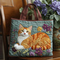 Bolso con gato naranja