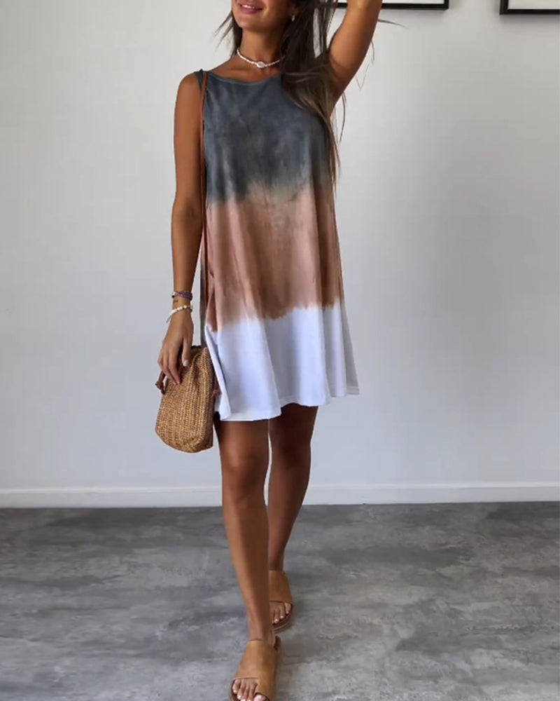 Josiee | Vestido tie-dye en degradado