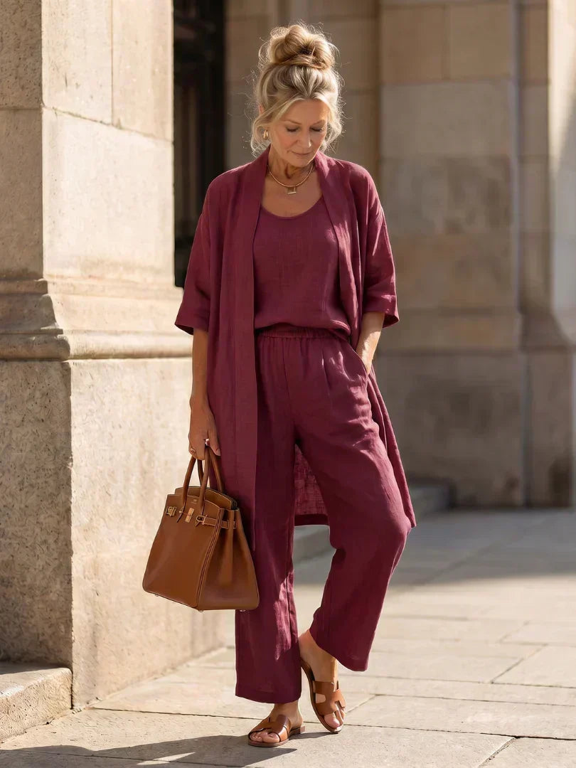 Lorrin | Conjunto elegante de dos piezas