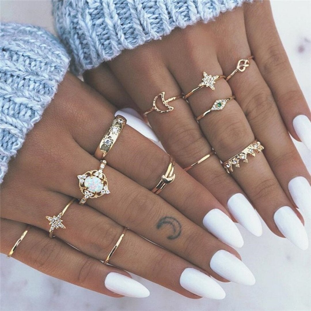 Pack premium único con 8 a 12 anillos