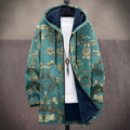 Liliane | Chaqueta larga elegante tipo duster con capucha