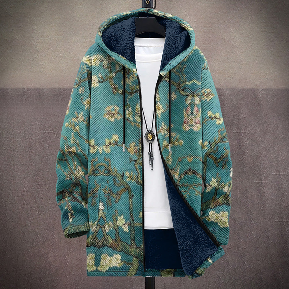 Liliane | Chaqueta larga elegante tipo duster con capucha