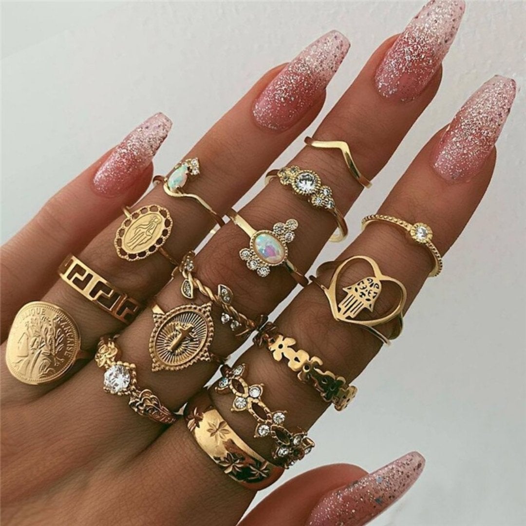 Pack premium único con 8 a 12 anillos