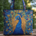 Bolso con pavo real majestuoso