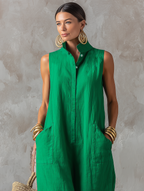 Selene | Mono minimalista con cuello mao