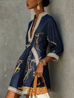 Amara | Minivestido elegante con ribete de ganchillo