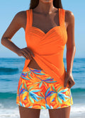 Abigail | Tankini con estilo y falda tropical