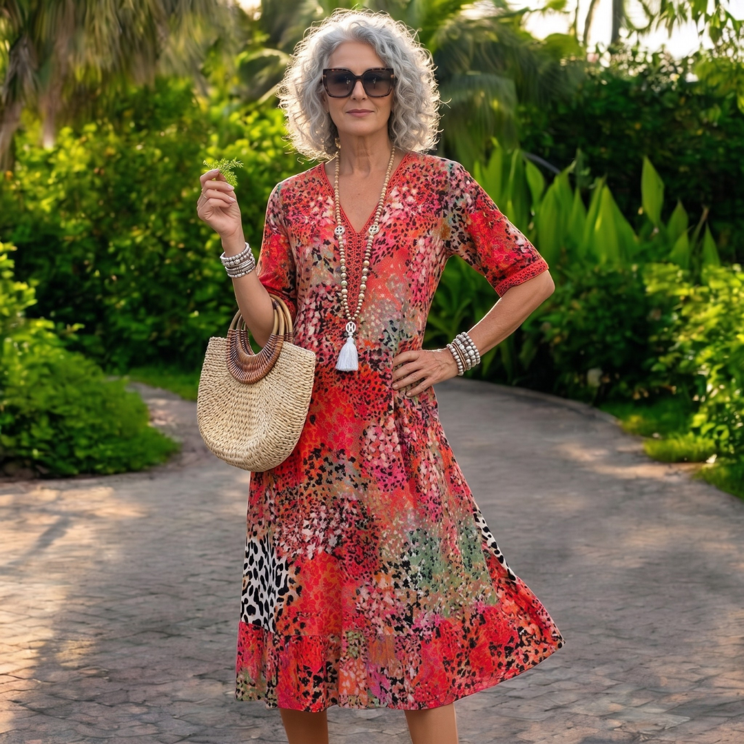 Iris | Vestido ligero y fluido que favorece