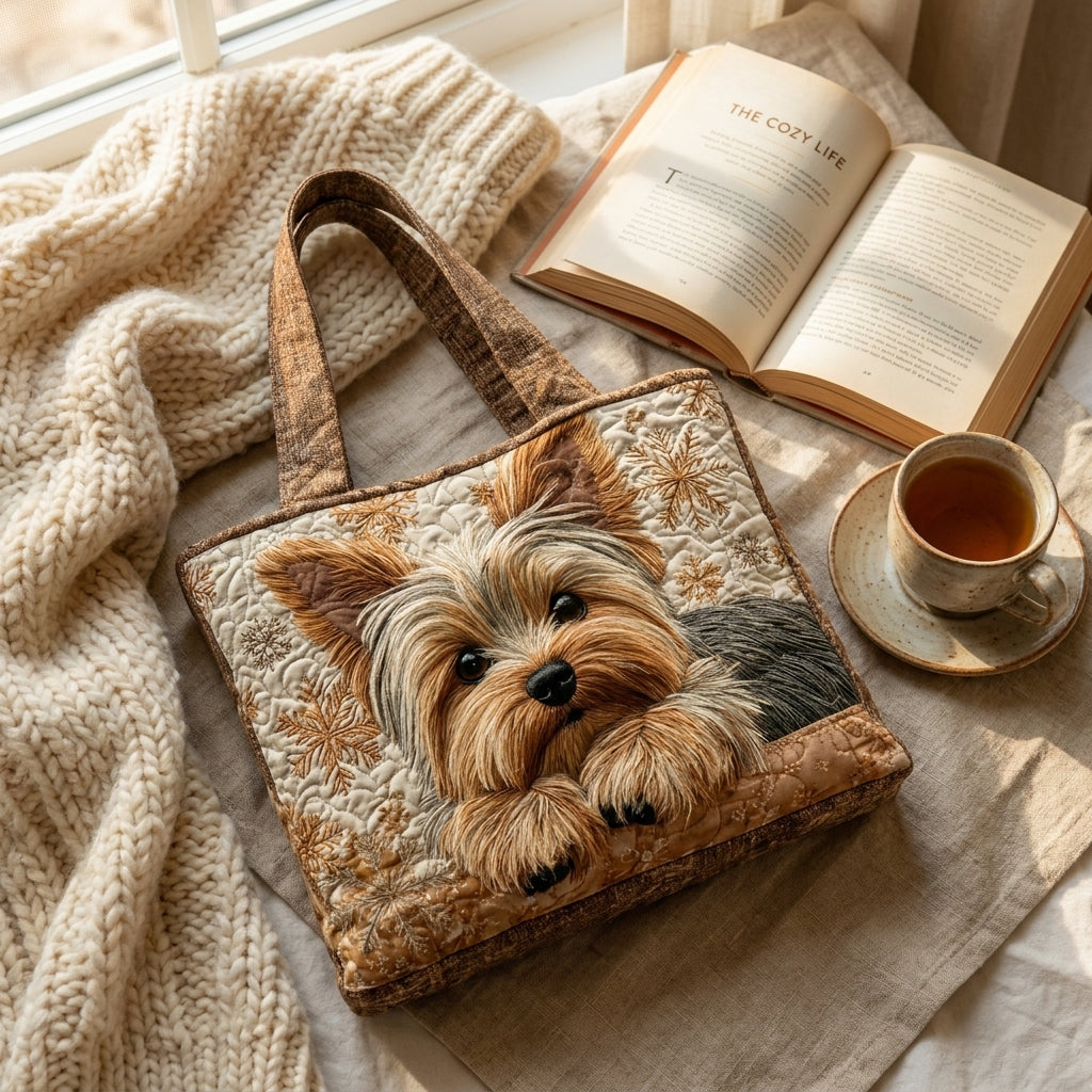 Bolso con yorkshire adorable