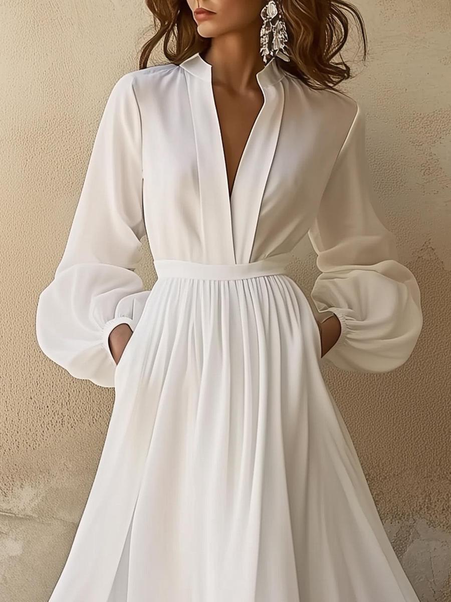 Laurah | Vestido vintage con escote en pico