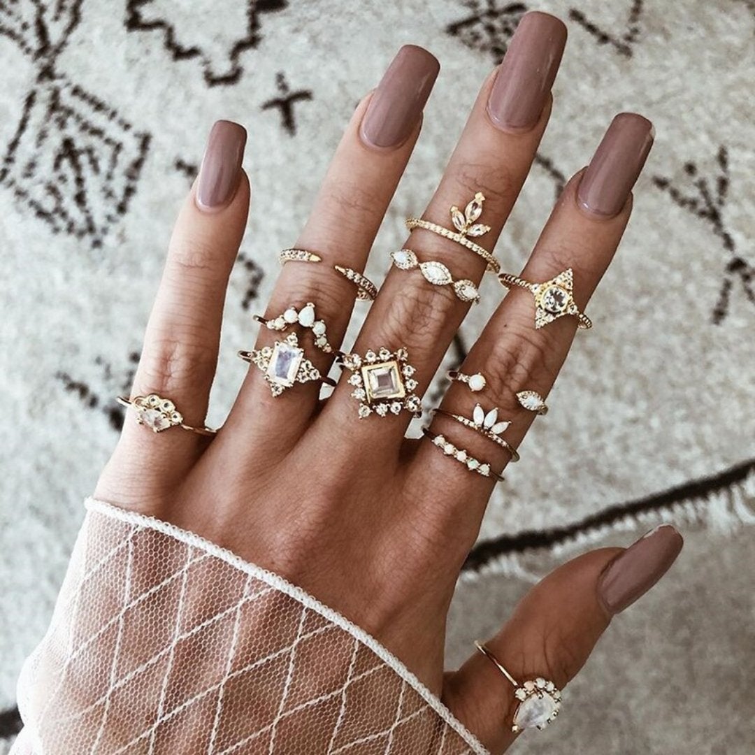 Pack premium único con 8 a 12 anillos