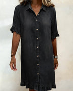 Quinn | Vestido suave de corte relajado, ligero y casual