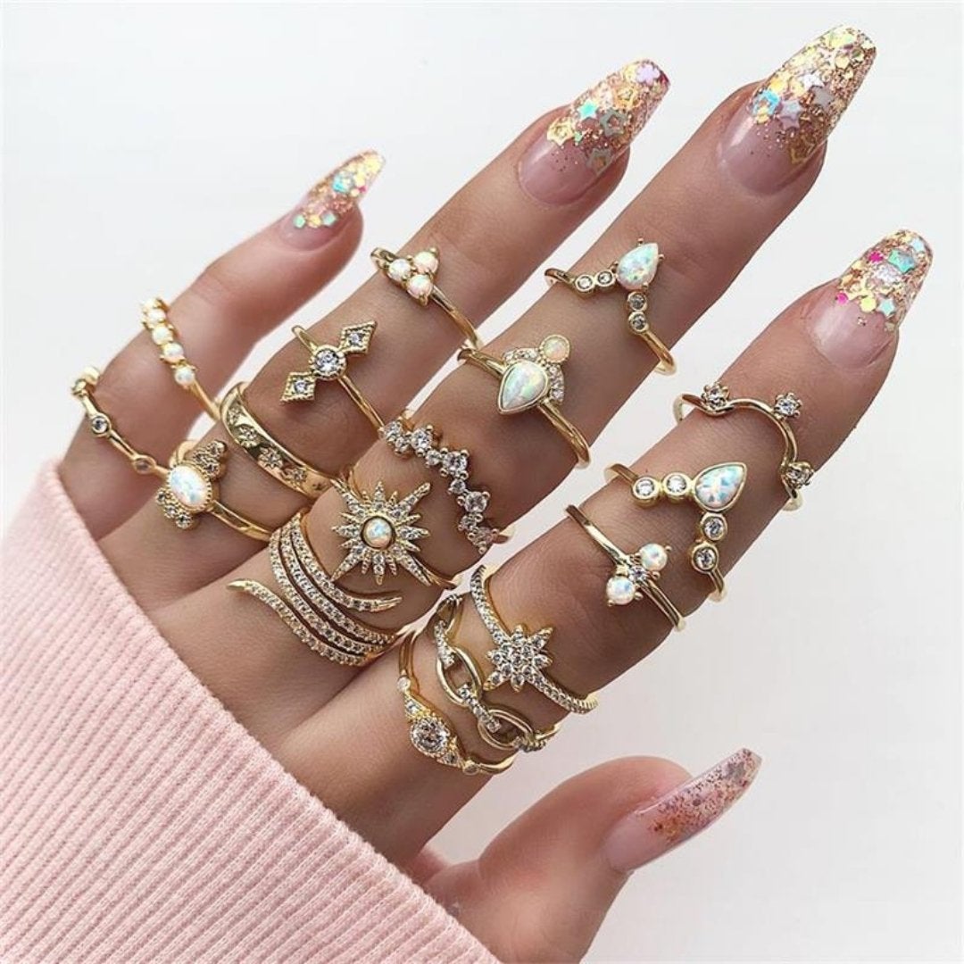 Pack premium único con 8 a 12 anillos