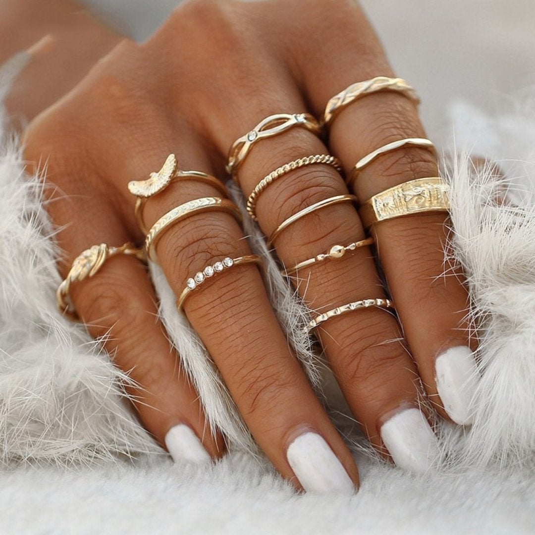 Pack premium único con 8 a 12 anillos