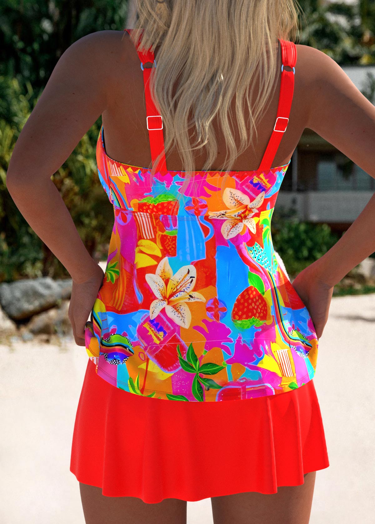 Eleanor | Vestido de baño tankini floral con estilo