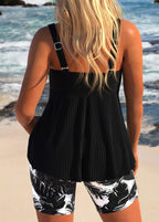 Edith | Tankini con shorts de flores