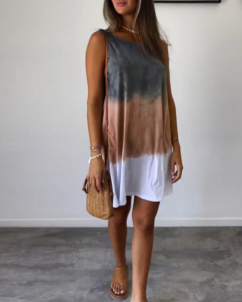 Josiee | Vestido tie-dye en degradado