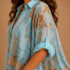 Cleo | Vestido elegante estilo blusa