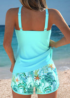 Barbara | Tankini elegante con estampado marino