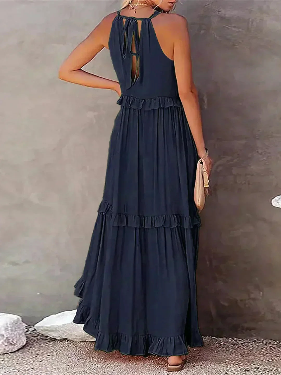 Dylilah | Vestido con dobladillo de volantes