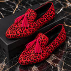 Nola | Mocasines de leopardo con borla