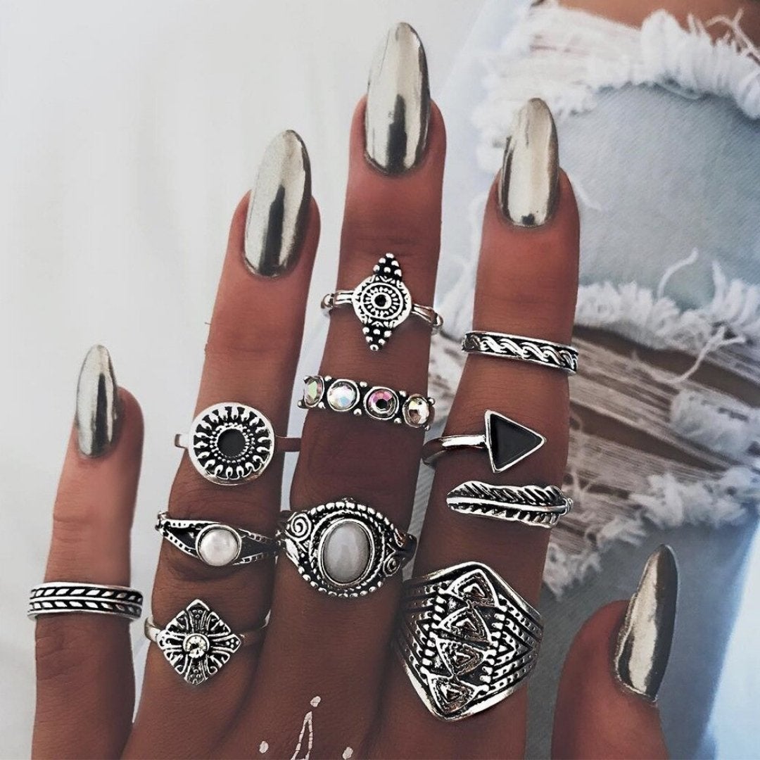 Pack premium único con 8 a 12 anillos