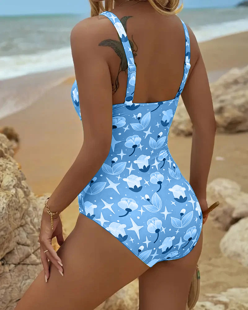 Eugenie | Tankini estampado de una pieza