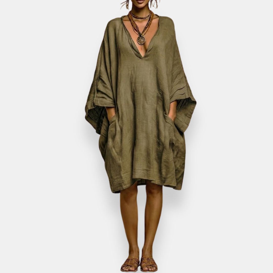 Selma | Vestido oversize con escote profundo