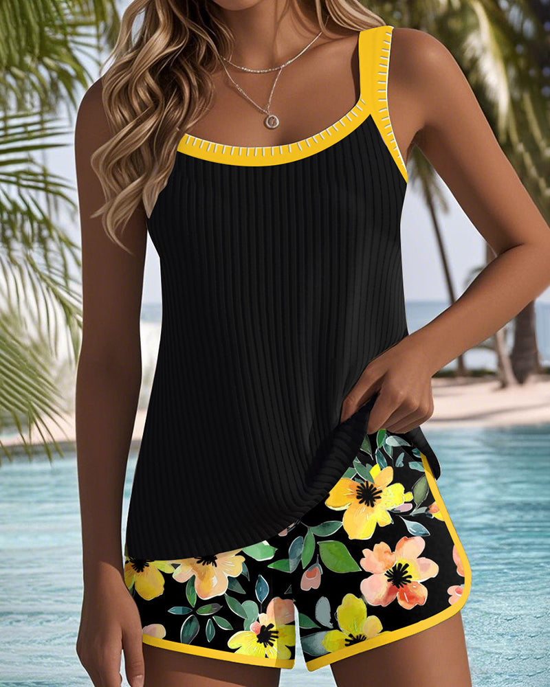 Matilda | Tankini de dos piezas con shorts para la playa