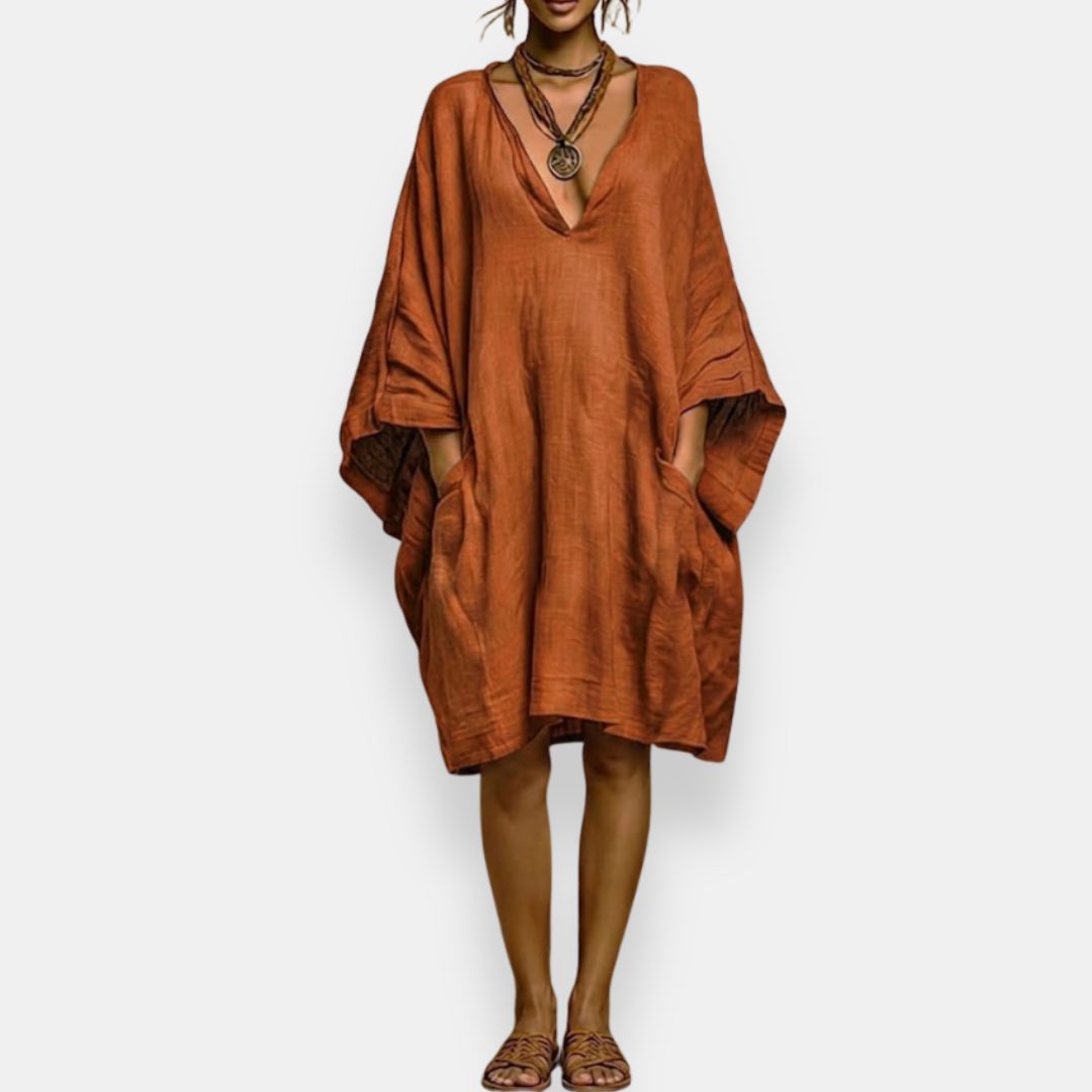 Selma | Vestido oversize con escote profundo