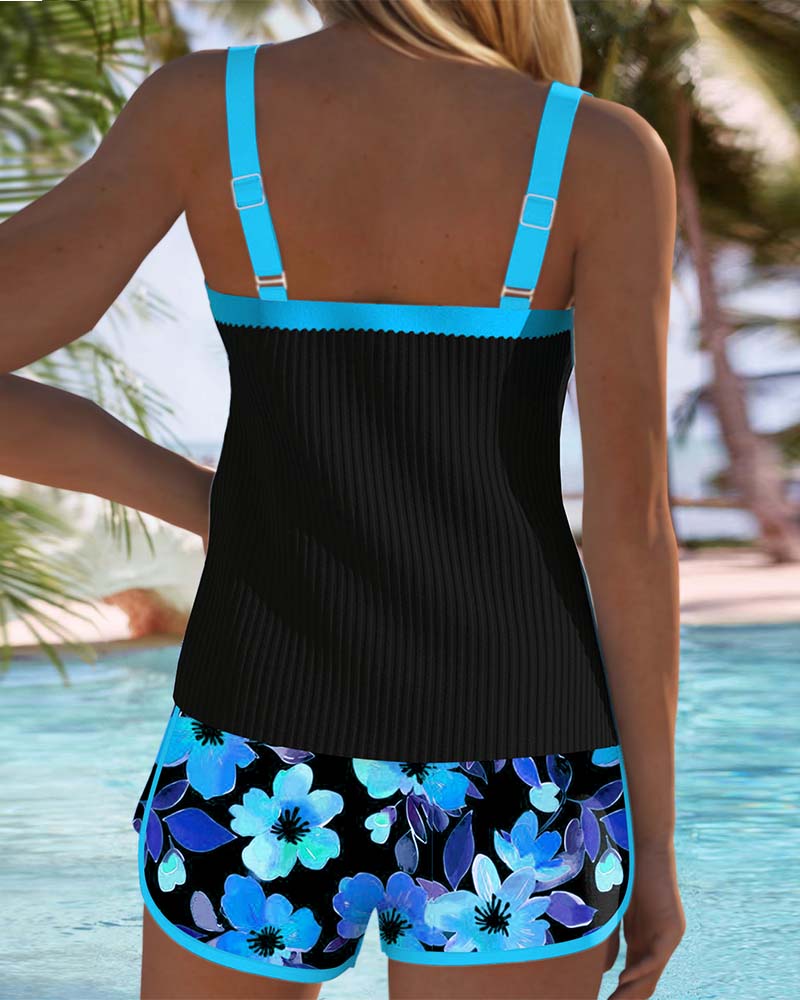 Matilda | Tankini de dos piezas con shorts para la playa