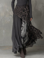 Claudia | Vestido bohemio con estampado de leopardo