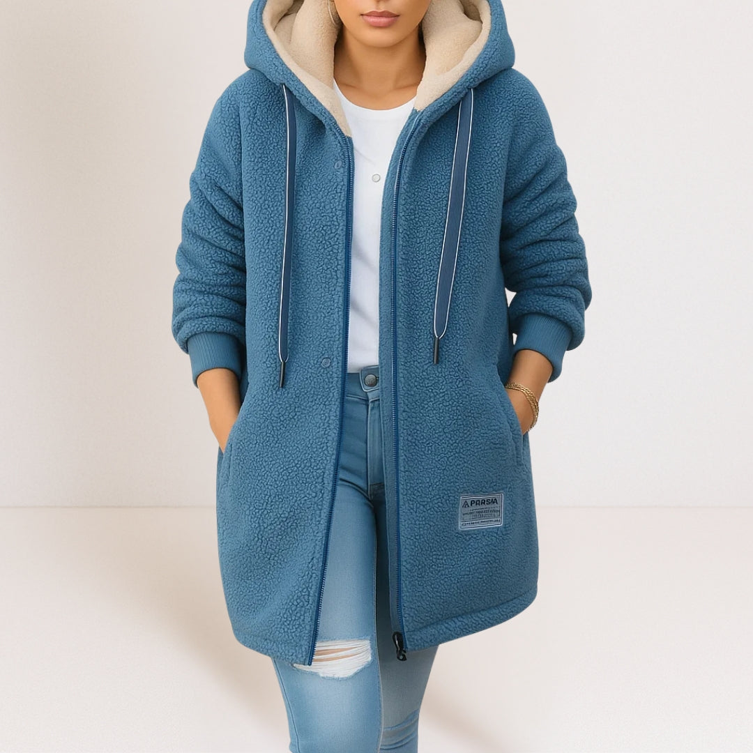 Phoebe | Chaqueta acogedora con capucha