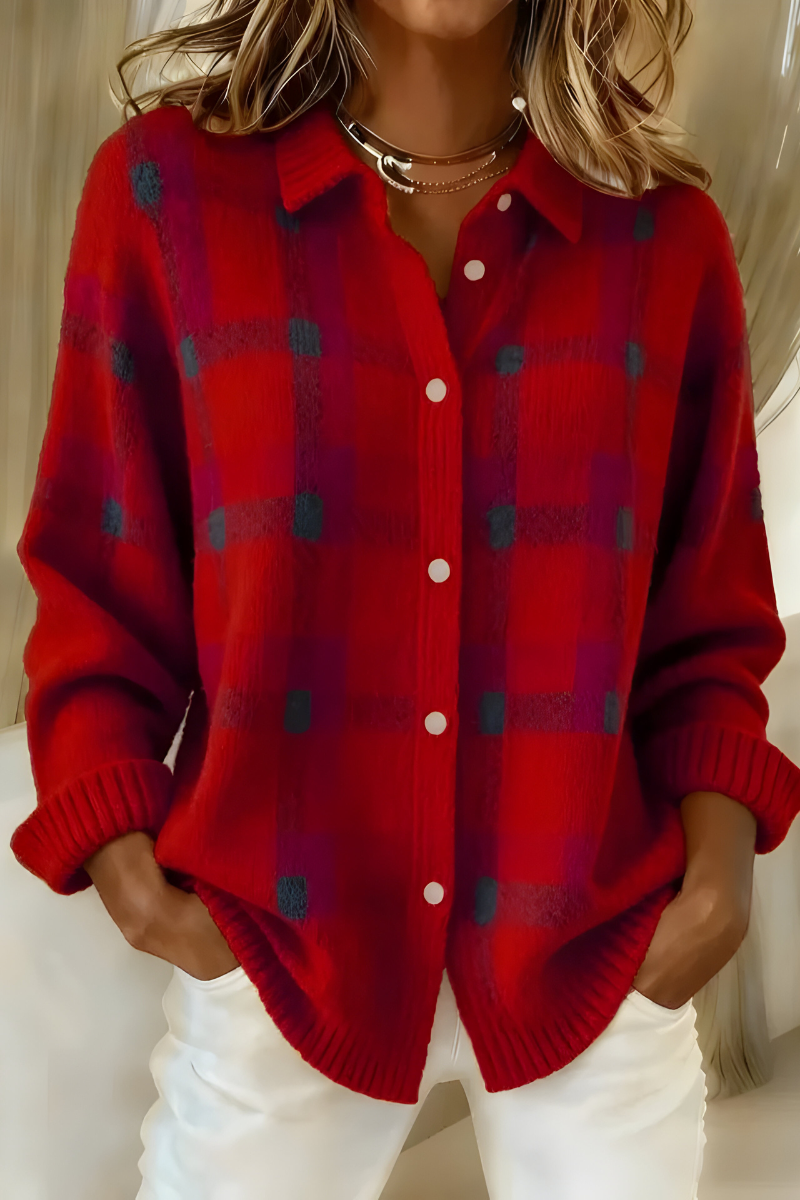Anne | Blusa de cuadros