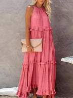 Dylilah | Vestido con dobladillo de volantes