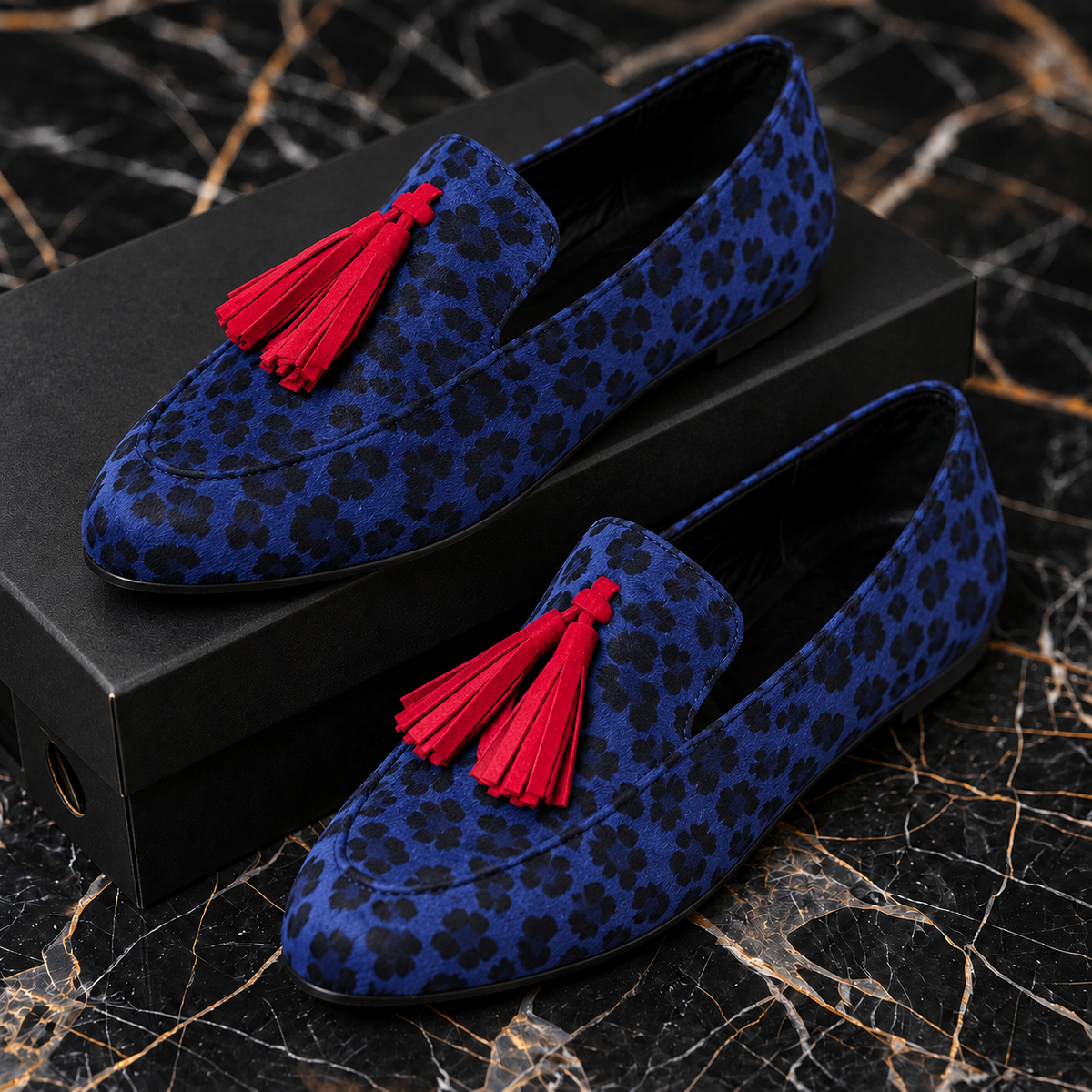 Nola | Mocasines de leopardo con borla
