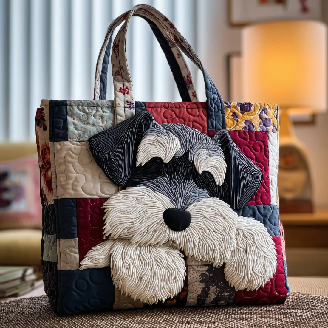 Bolso con schnauzer