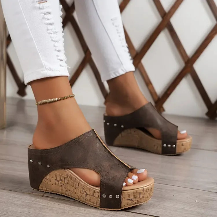 Tanja | Sandalias de cuña cómodas para el día a día