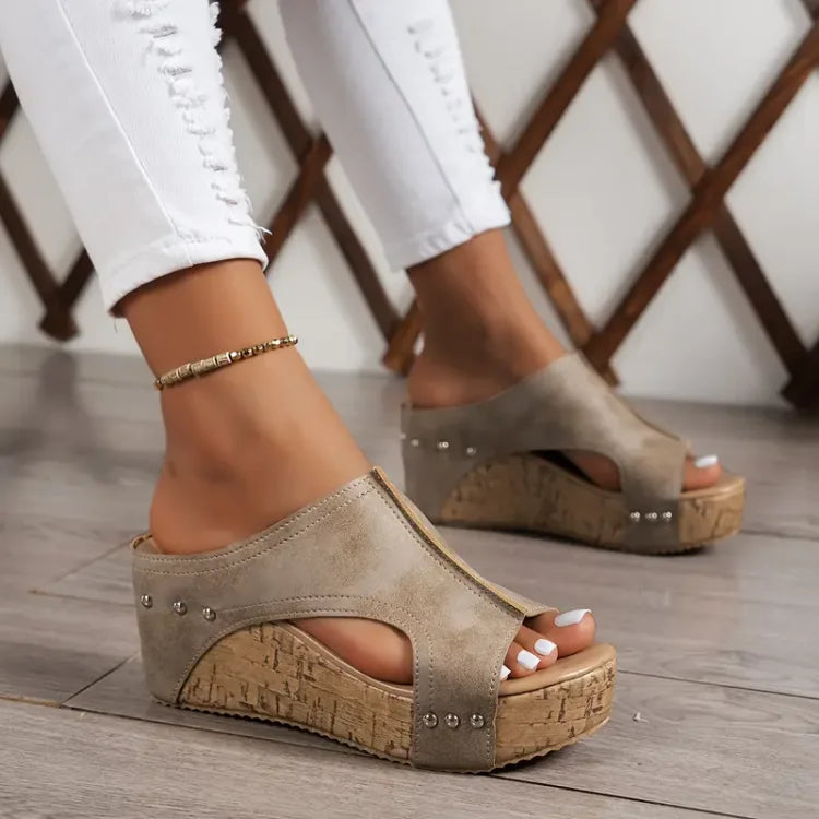 Tanja | Sandalias de cuña cómodas para el día a día