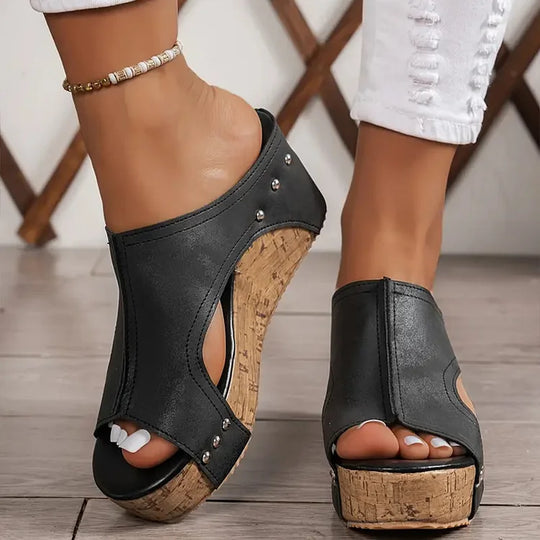 Tanja | Sandalias de cuña cómodas para el día a día