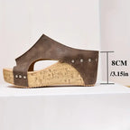 Tanja | Sandalias de cuña cómodas para el día a día