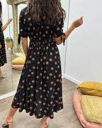 Monique | Vestido elegante de lunares