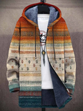 Theodora | Chaqueta con capucha y estampado artístico fácil de llevar